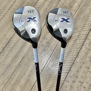 Callaway Golf X VFT Hybrid SET- 3H/21° & 4H/24° RH Stiff 80g Graphite Shafts